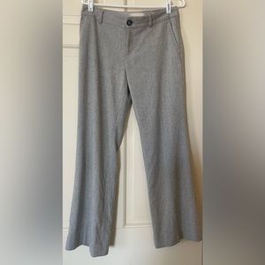 Banana Republic The Martin Fit Grey Wide Leg Trousers